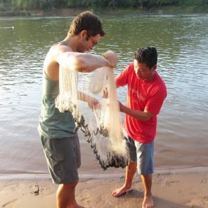 Fishing on the Nam Ou River