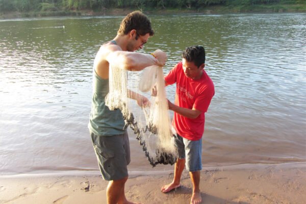 Fishing on the Nam Ou River