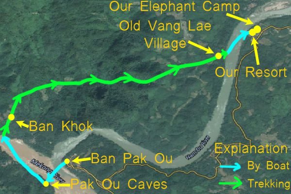 Trekking map