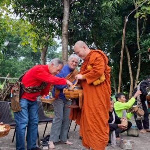 Sticky Rice Alms Giving Resort Activity